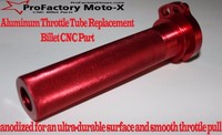 Honda Crf250x Crf 250x Billet Aluminum Throttle Tube Red 2004-2012 on sale Honda Crf250x Crf 250x Billet Aluminum Throttle Tube Red 2004-2012 on sale