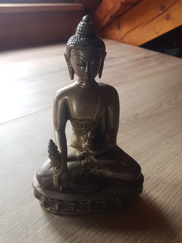 TIBETISCHER BUDDHA MEDIZIN BUDDHA MEDIZINBUDDHA MESSING MESSINGFIGUR Kopp Verlag - Bild 4 von 4