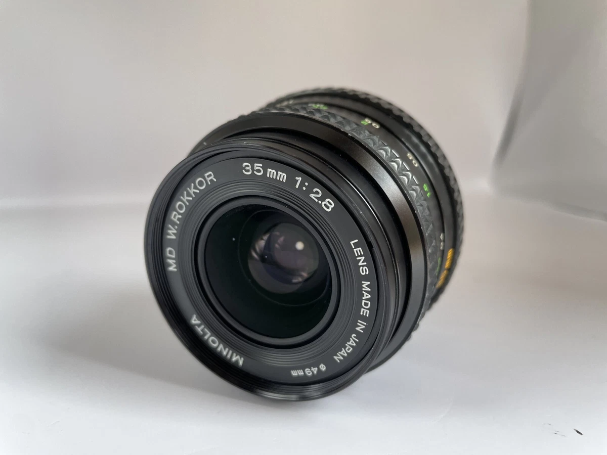Minolta MD f/2.8 Camera Lenses 35mm Focal for sale | eBay