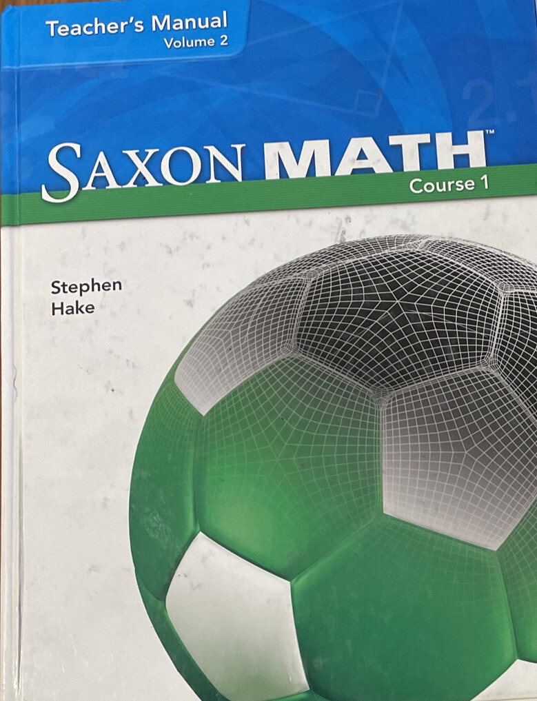 Saxon Math Course 1 Lesson 88 Saxon Math Course 1 Teacher's Manual Volume 2 Homeschool Mathematics ...