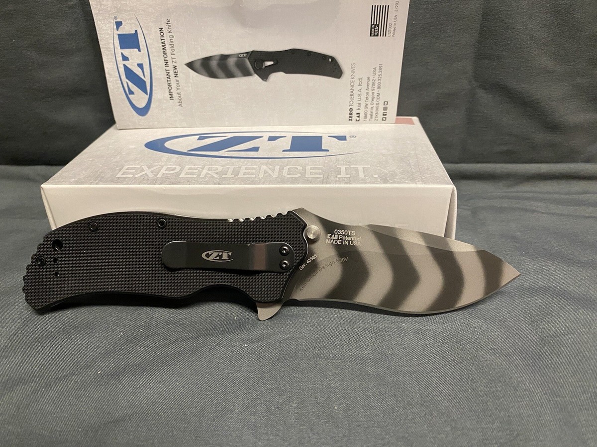 Zero Tolerance 0350TS Folding Knife - Black for sale online Zero Tolerance 0350TS Folding Knife - Black for sale online
