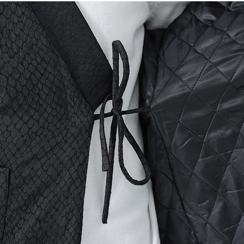 Cardigan imbottito casual da uomo Jacquard Hanfu Oversize da uomo casual - Foto 12 di 18
