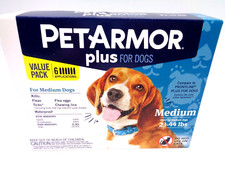 Pet Armor Plus Flea  Tick Prevention for Dogs, Medium Dogs 23-44 lbs , 6 Doses