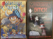 Munchkin Bites! COMPLETE NEW Steve Jackson Games 2010 Card Game+Munchkin Farkle!