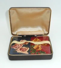 Vintage 1951 E.E. Fairchild Double Deck Playing Cards ROSES Unopened Tax Stamp