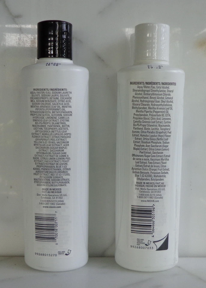 DUO Nioxin System 2 CHAMPÚ LIMPIADOR Y TERAPIA DEL CUERO CABELLUDO 10 oz - progreso del cabello delgado Foto 2 de 2