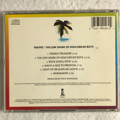 Traffic Low Spark of High Heeled Boys CD | eBay