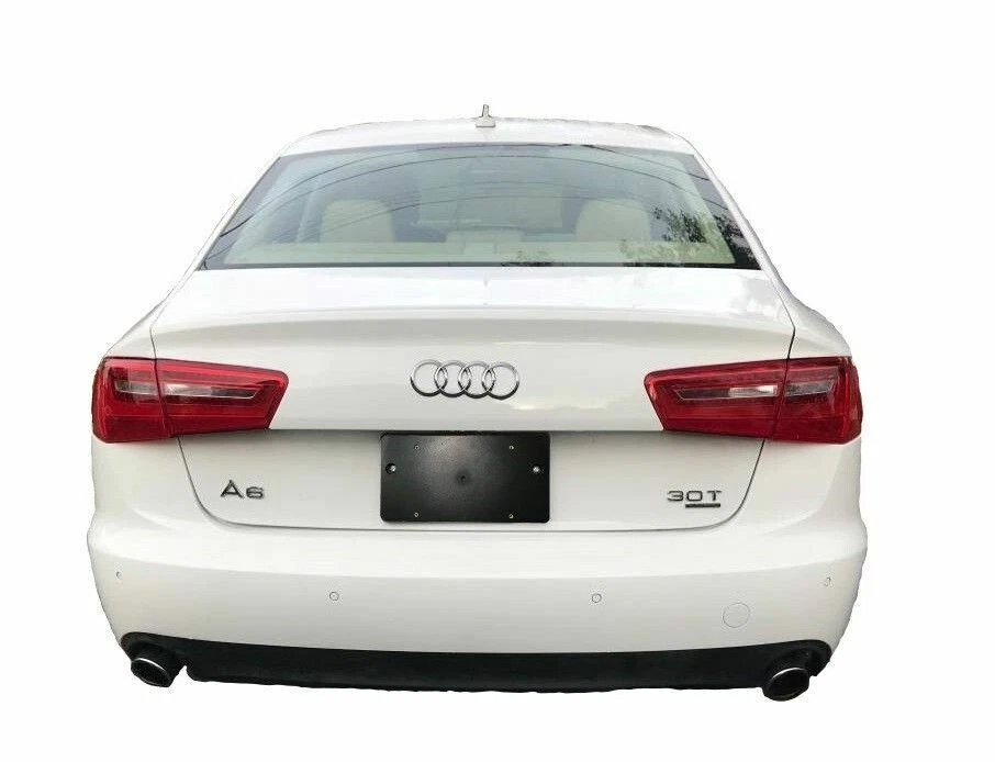 Rear License Plate Tag Holder Mount Bracket for AUDI A6 S6 RS6 2012-2024 New - Image 4 of 4