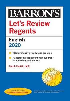 Let's Review Regents: English 2020 (Barron's Regents NY)