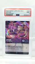 PSA 9 - Disney Lorcana - Arthur - Wizard's Apprentice 207/204 - Enchanted