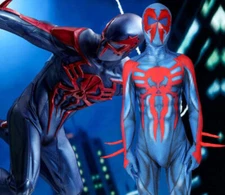Ultimate Spider-Man 2099 Miguel O'Hara Costume Jumpsuit Spiderman Cosplay Outfit