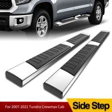 Running Boards for 2007-2021 Toyota Tundra CrewMax Cab 6" Nerf Bars Side Steps