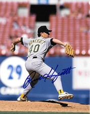 **GFA Oakland Athletics  * RICK HONEYCUTT *  Signed 8x10 Photo MH4 COA**