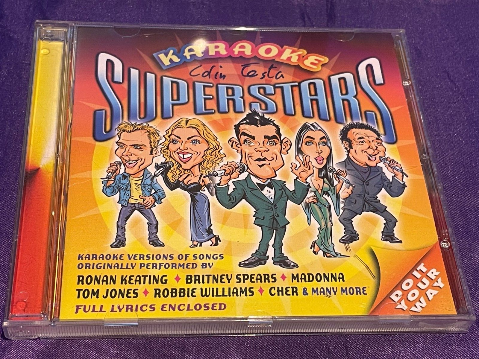 Karaoke Superstars - CD Album - 2000 Prism Leisure - 12 Great Songs
