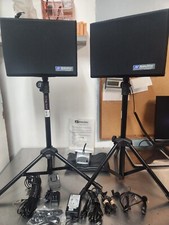 Amplivox S225 Projecteur Vocal Système de Sonorisation Portable Noir avec Supports et Étui à Roues