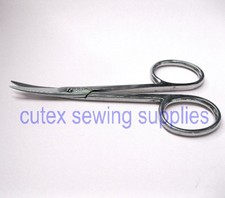 Mundial Classic Forged 3-1/2" Extra Fine Points Curved Embroidery Scissors 701-S