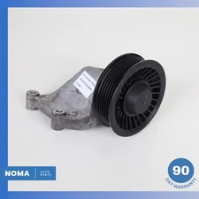 2019 Jaguar X761 F-Pace Engine Lower Belt Idler Pulley Bracket w/ Pulley OEM