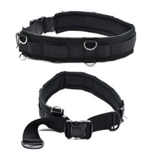 Black Adjustable Photography Camera Hang Strap Holder Lens Bag Waist Belt Sling