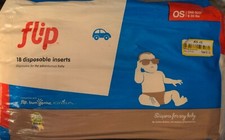 Flip Disposable Diaper Inserts One Size Fits 8-35 Lbs - New in Sealed Package