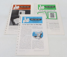 KODAK PHOTO NOTES 1950 lot of 3 vintage photography camera booklets