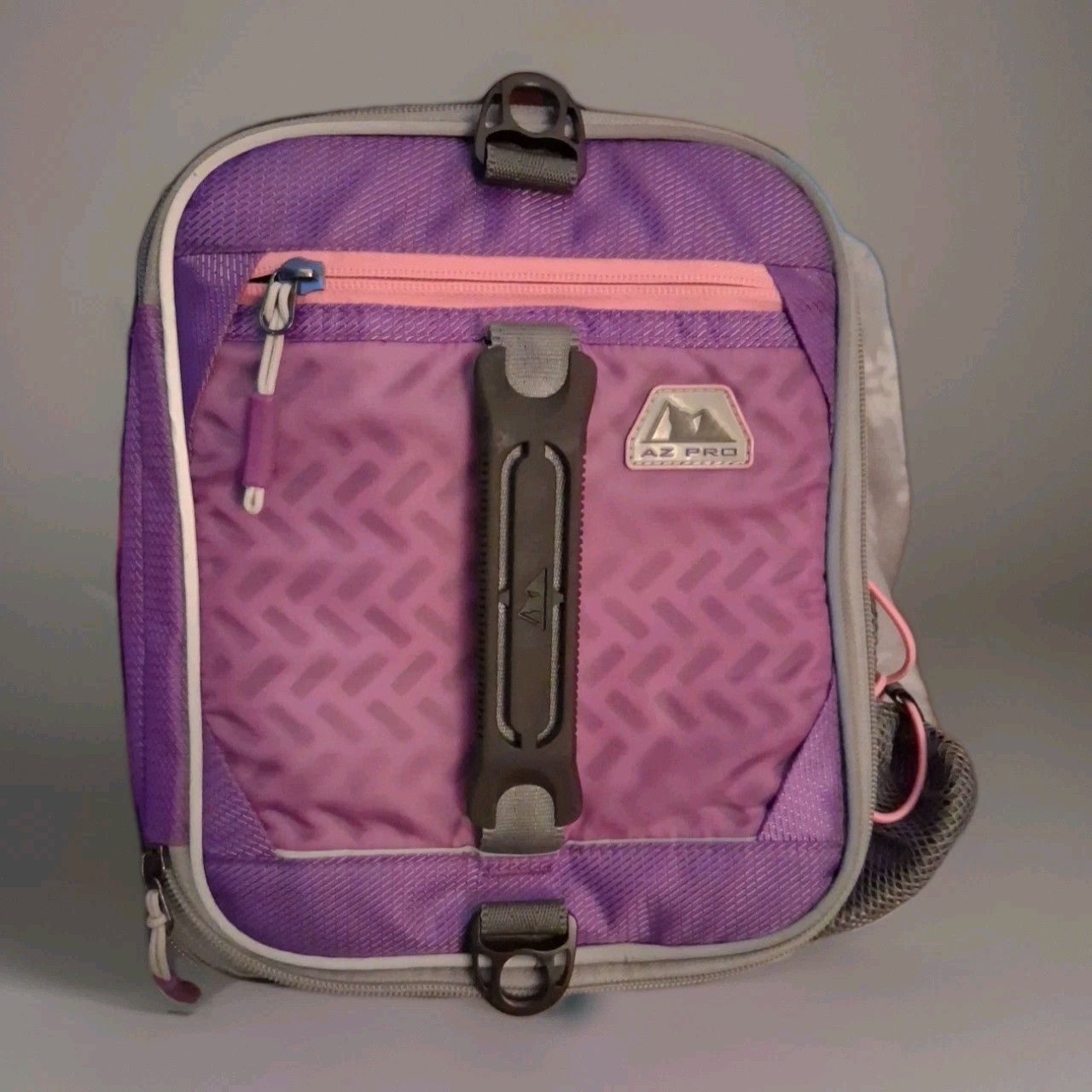 "Arctic Zone" Lunch Box, Mid Sz Purple Pink Gray, Expandable