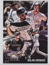 2017 Topps Five Tool Topps.com Online Exclusive 5x7 /49 Nolan Arenado #5T-17 2f4