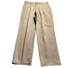 Vintage 2001 Dockers Original Khaki Pleated Chino Pants Men's 36x31 Made in USA