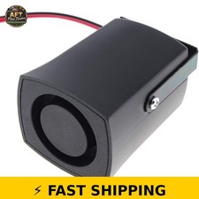 Drisentri 12-24v Black 6 Tone Car Alarm Siren For Motorcycle Vehicle
