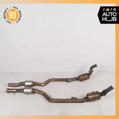 07-11 Mercedes W221 S550 RWD Engine Exhaust Downpipe Resonator Set OEM