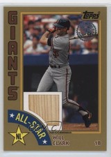 2019 Topps 1984 Baseball All-Stars Relics Gold 29/50 Will Clark #ASR-WC 0b0