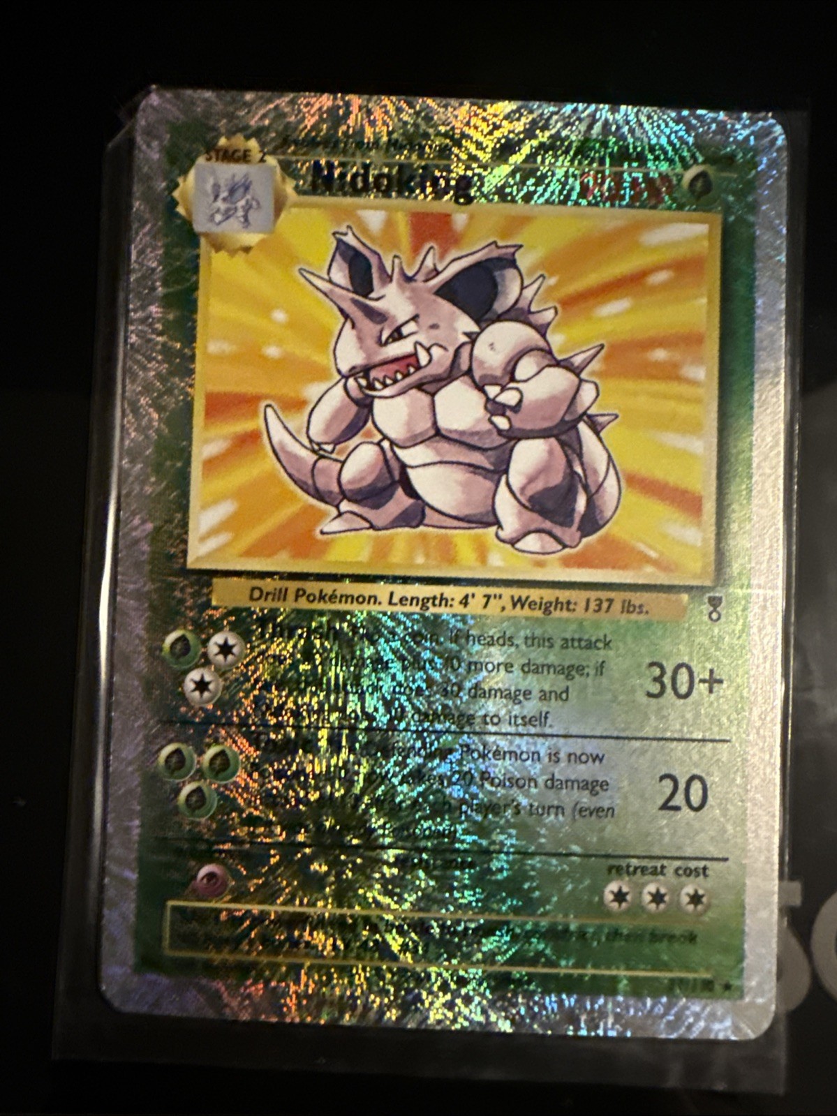 NIDOKING REVERSE HOLO #31/110   Pokemon TCG LEGENDARY COLLECTION  NM