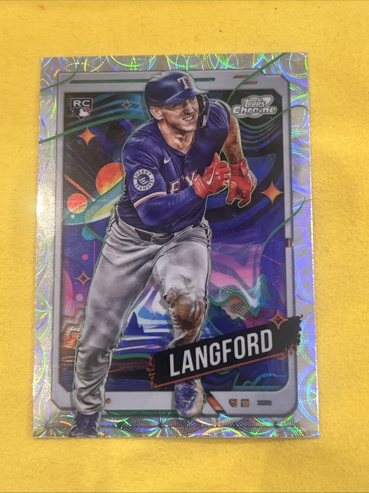 2024 Topps Cosmic Chrome - Wyatt Langford #139 Nucleus Refractor (RC)