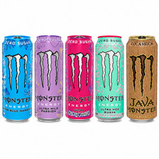Monster USA Energy Drinks Choose Your Favourite Flavour Imported Cans For Summer