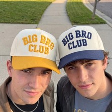Big Bro Big Sis Hat, Personalized Kids Trucker Cap, Sibling Reveal Gift