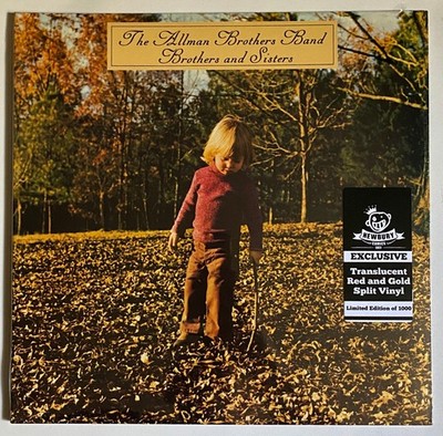 ALLMAN BROTHERS - BROTHERS AND SISTERS NEWBURY COMICS RED & GOLD VINYL ONLY 1000