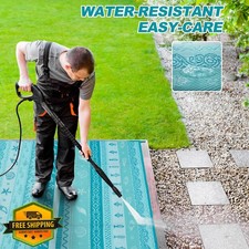 Lahome 5x8ft Outdoor Rug Waterproof Reversible RV Patio Carpet