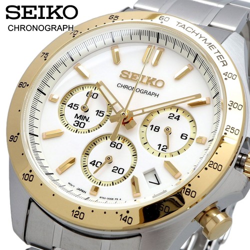 Brand New Watch SEIKO Wristwatch Watch Seiko Selection Model Quartz Chronograph