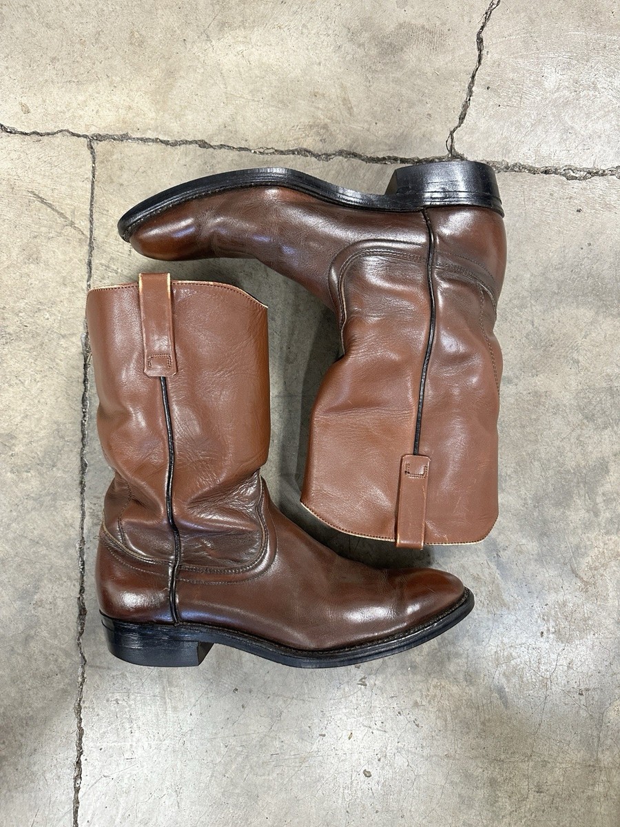 Vintage Red Wings Pecos Boots MADE IN USA Size 12 Goodyear Sole