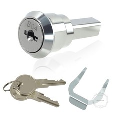 Stainless Steel Tool Box Lock Replacement Set, Universal Drawer with Keys 180