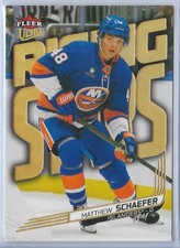 Matthew Schaefer ROOKIE Gold /199 SP 2025-26 UD Fleer Ultra Rising Stars #RS-21