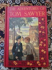 Vintage 1931 Hardcover Book The Adventures of Tom Sawyer - Mark Twain - Winston