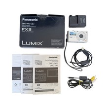 Panasonic LUMIX DMC-FX3 6.0MP Digital Camera - Silver for sale