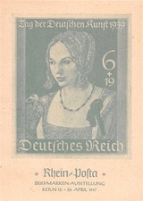 822555) all. Bes. Soka Rhein Posta Köln 1947