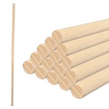 Wooden Broom Sweeping Brush Mop Wood Handles Shaft Stick Shank Pole 23mm