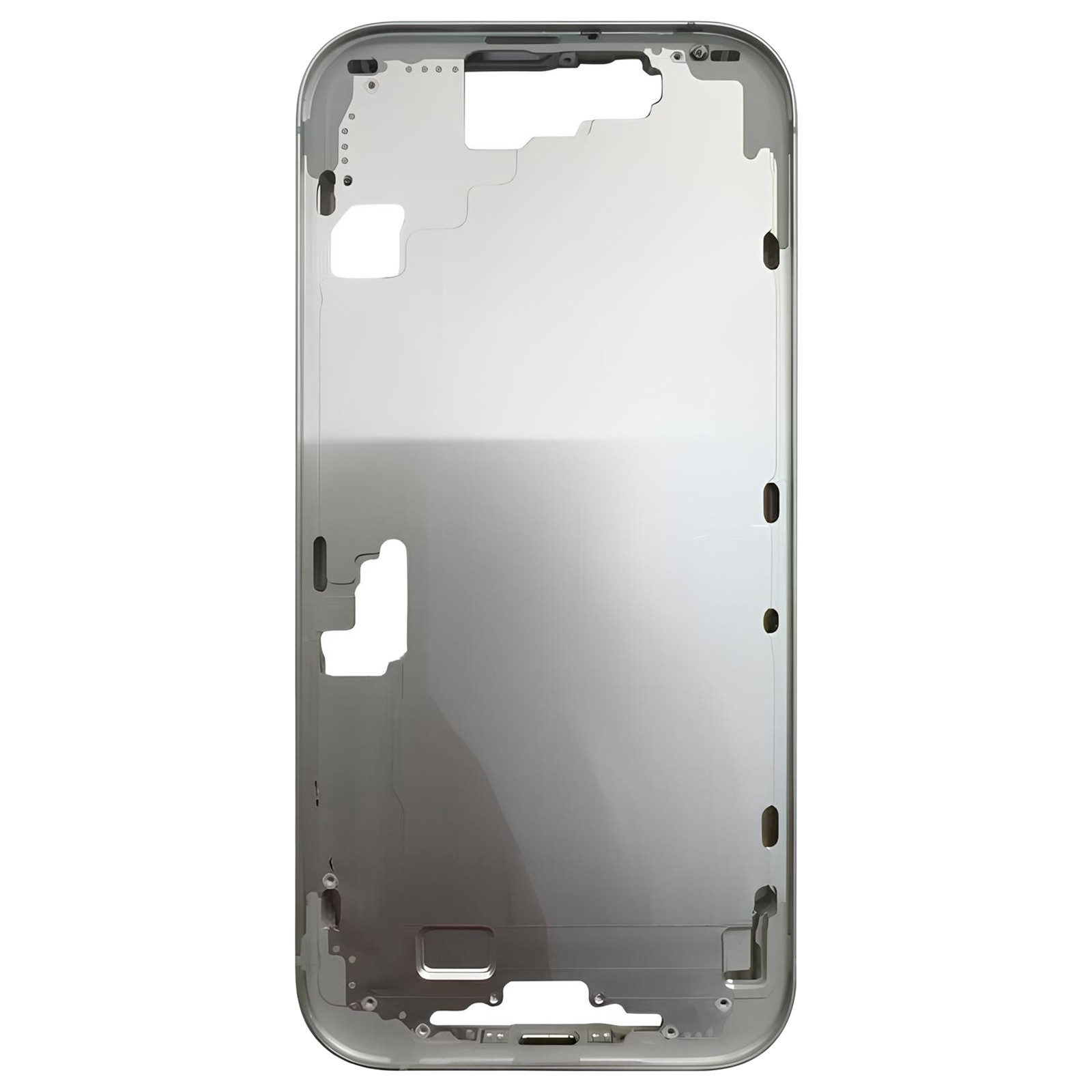 Châssis iPhone 17 Clappio blanc avec thermosoduc contre les problèmes de surchauffe