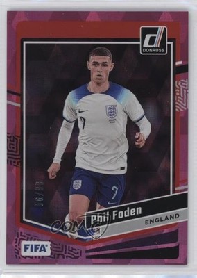 2023-24 Panini Donruss FIFA Pink Cubic 56/99 Phil Foden #12 01nt