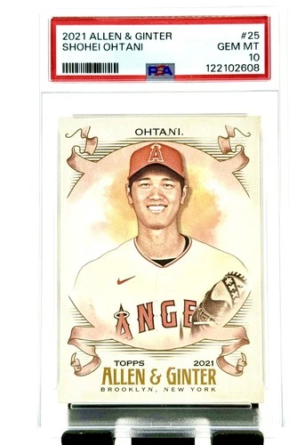 2021 Topps Allen & Ginter #25 Shohei Ohtani PSA 10