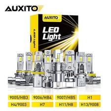 H11 9005 LED Headlight Super Bright Bulbs Kit White High/Low Beam HB3 H1 Upgrade
