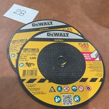 LOT OF 2 DEWALT - 9 x 5/64 in. x 7/8 T1 Flexvolt Cutoff Wheel DWAFV8918