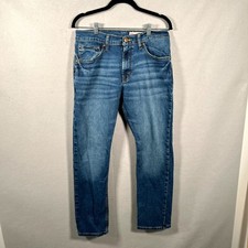 Wrangler Five Star Premium Jeans Mens 31x30 Blue Denim Athletic Fit Straight Leg